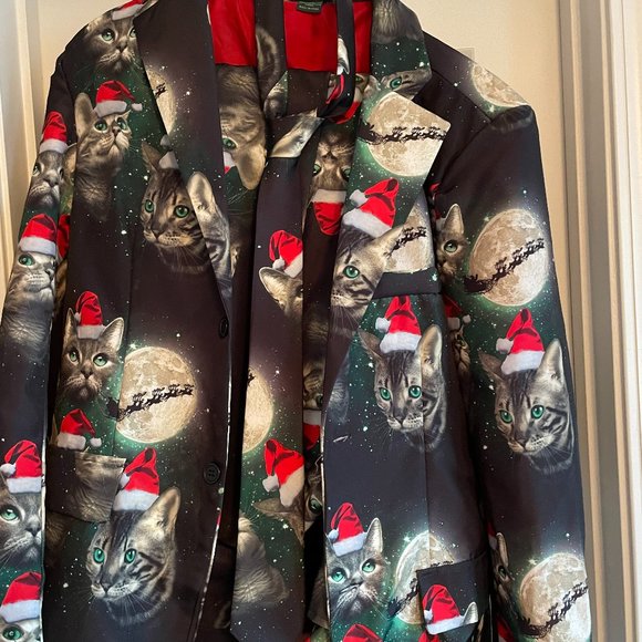 Life of the Party Other - Life of the Party CHRISTMAS CAT SUIT 3 PIECES Medium